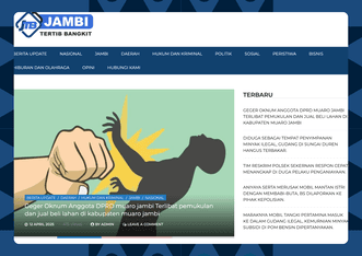 Website Jambi Tertib Bangkit